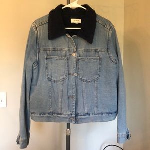 Pac Sun Lined Denim Jacket